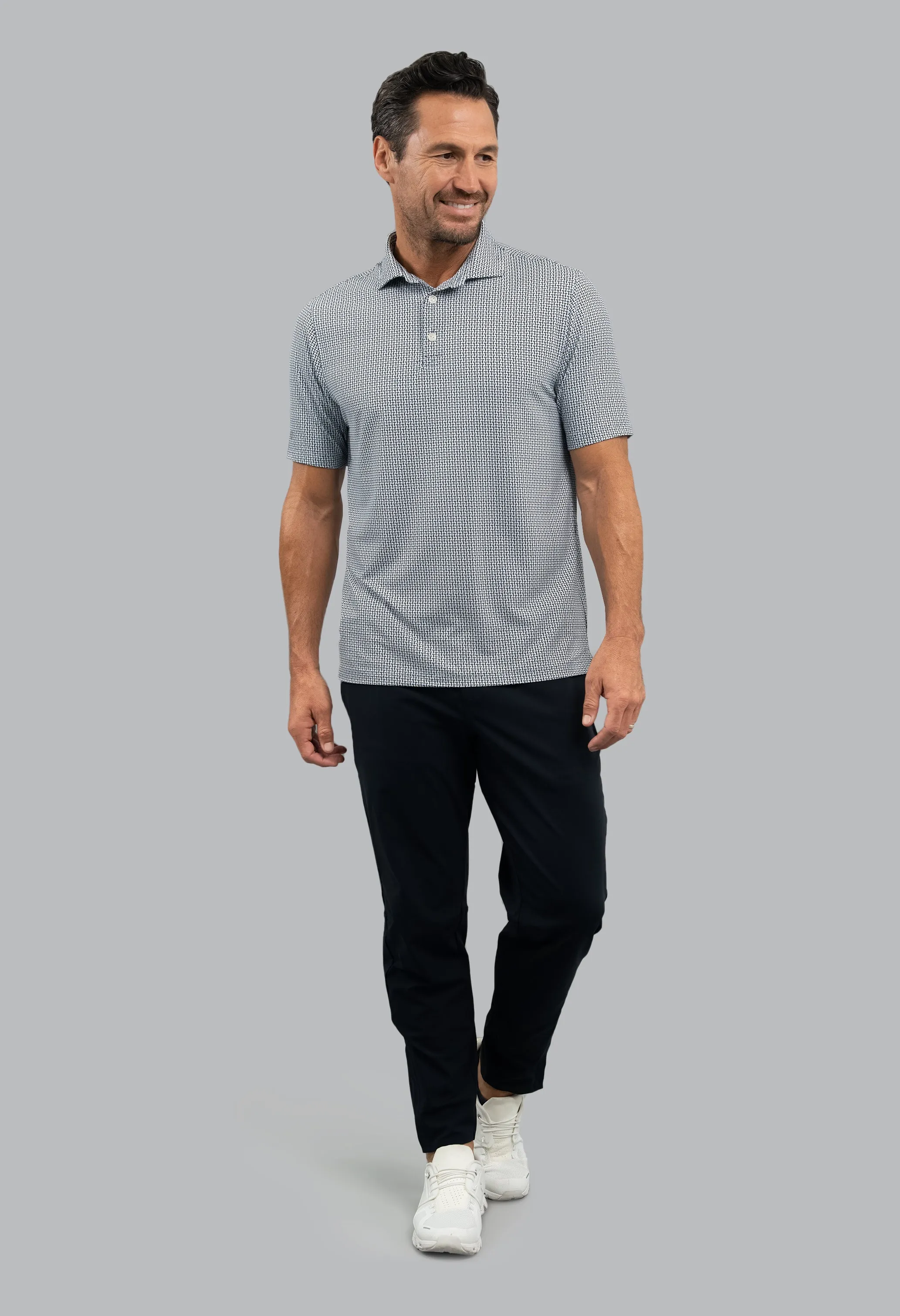 Landon Short Sleeve Polo sold by IBKUL product image thumbnail 5
