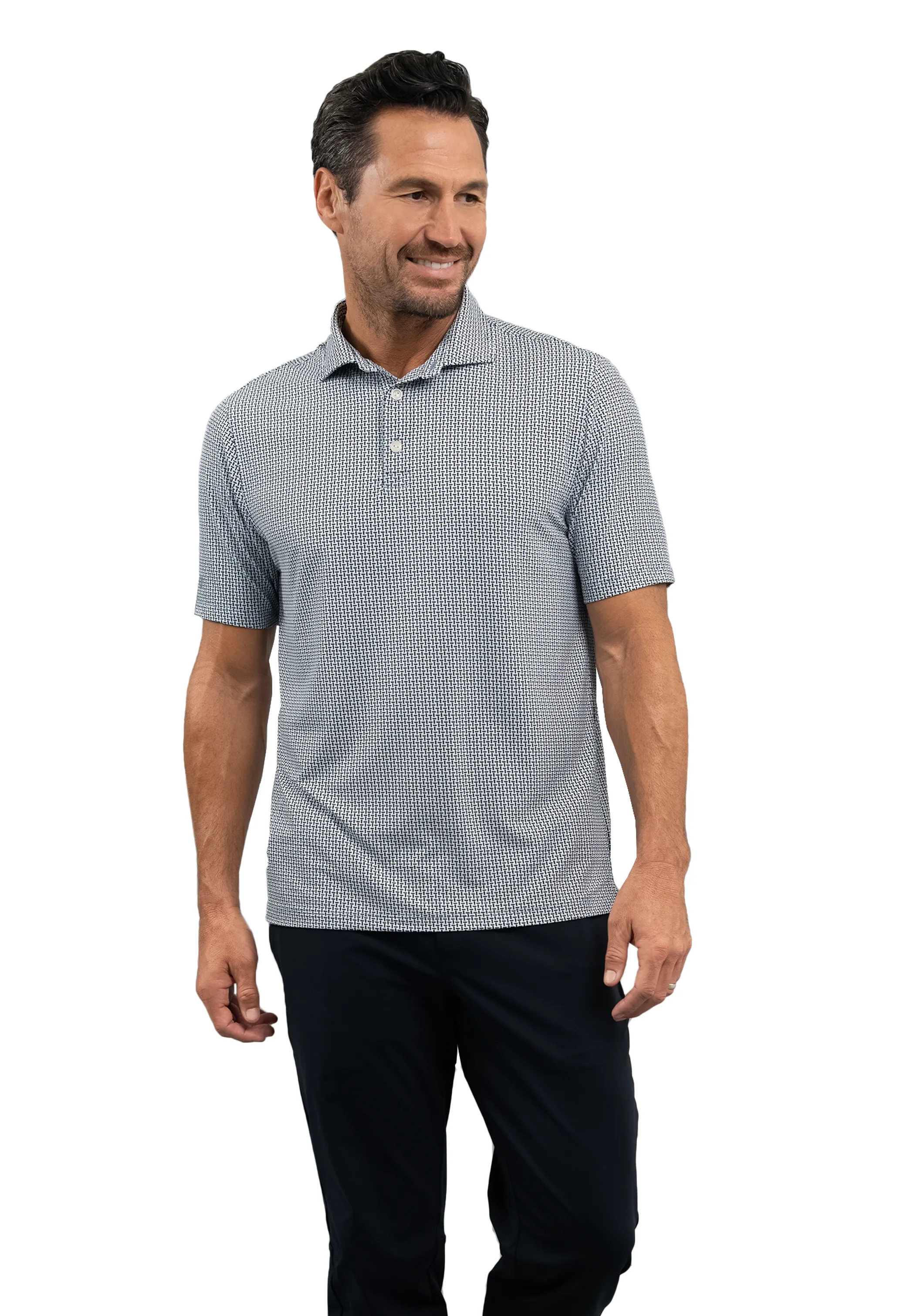 Landon Short Sleeve Polo sold by IBKUL product image thumbnail 4