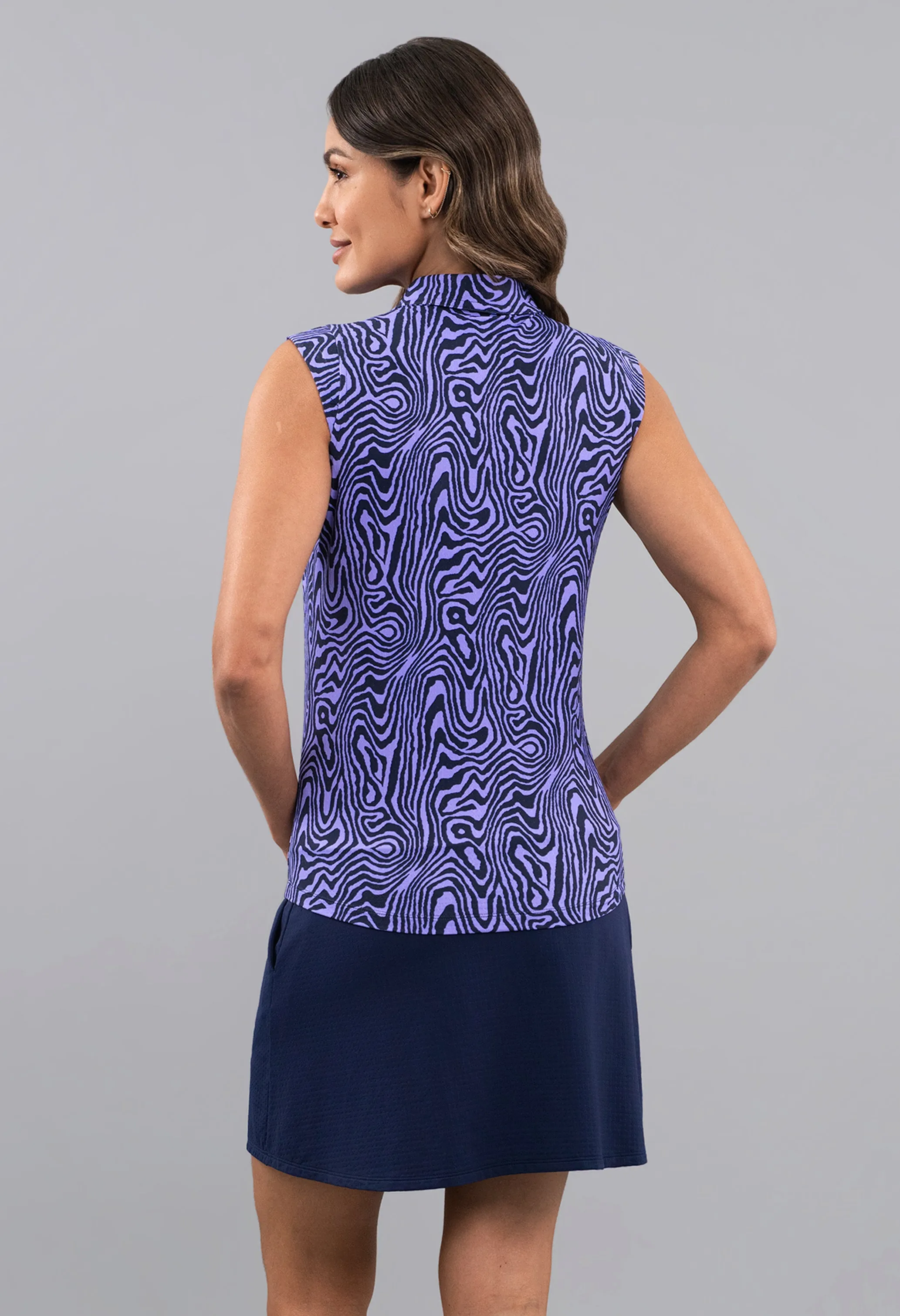 Courtney Sleeveless Polo sold by IBKUL product image thumbnail 3
