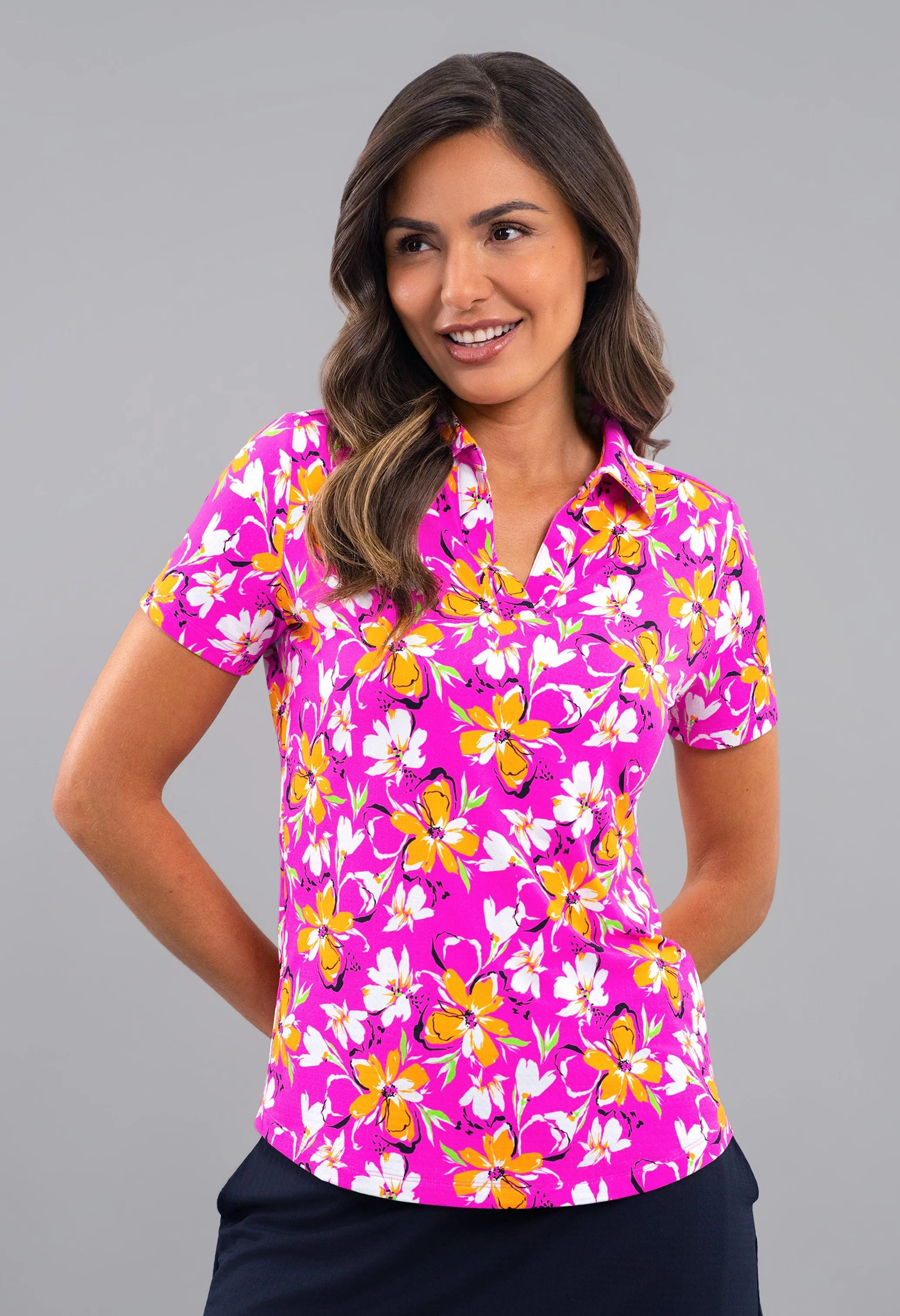 Eleanor Short Sleeve Top sold by IBKUL product image thumbnail 3