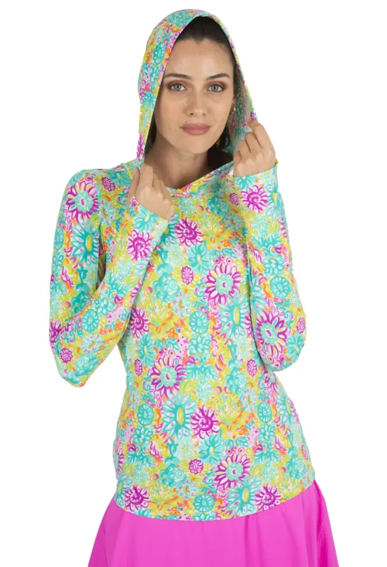 Lilli Print Long Sleeve Hoody – 16488 sold by IBKUL