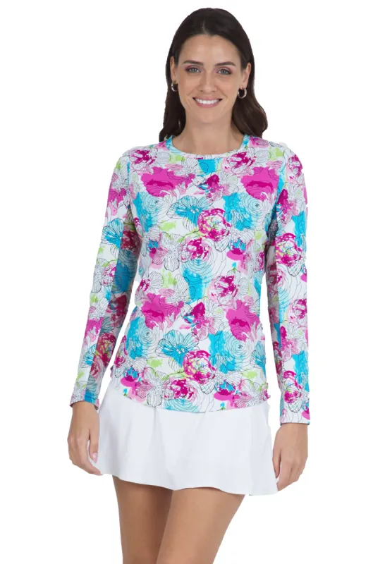 Paddy Print Long Sleeve Crew Neck – 12757 sold by IBKUL