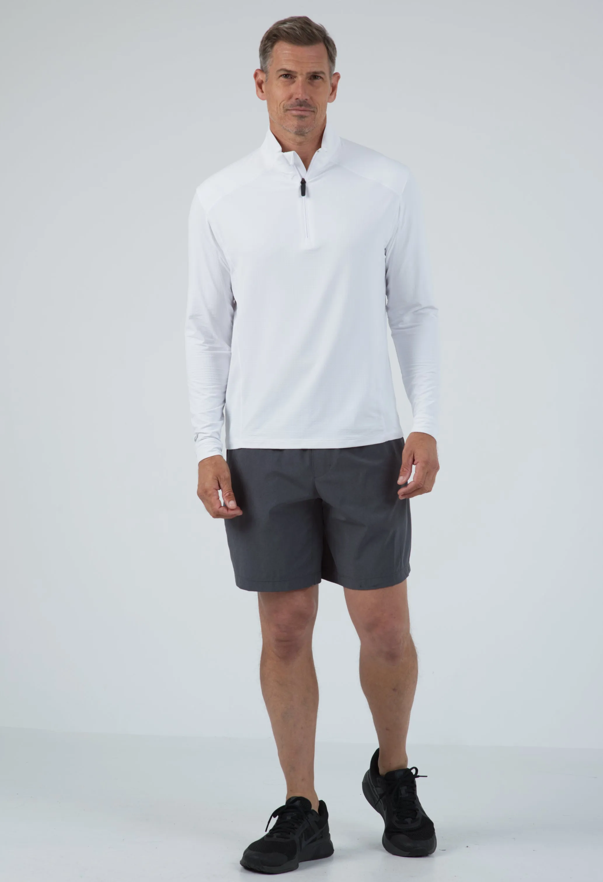 Long Sleeve Mock Neck Pullover (Modern Fit) sold by IBKUL product image thumbnail 3