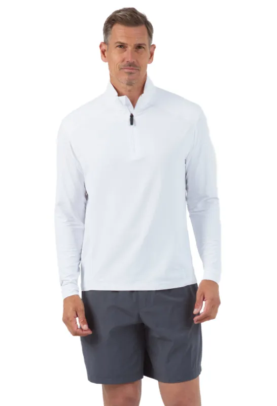 Long Sleeve Mock Neck Pullover (Modern Fit) sold by IBKUL