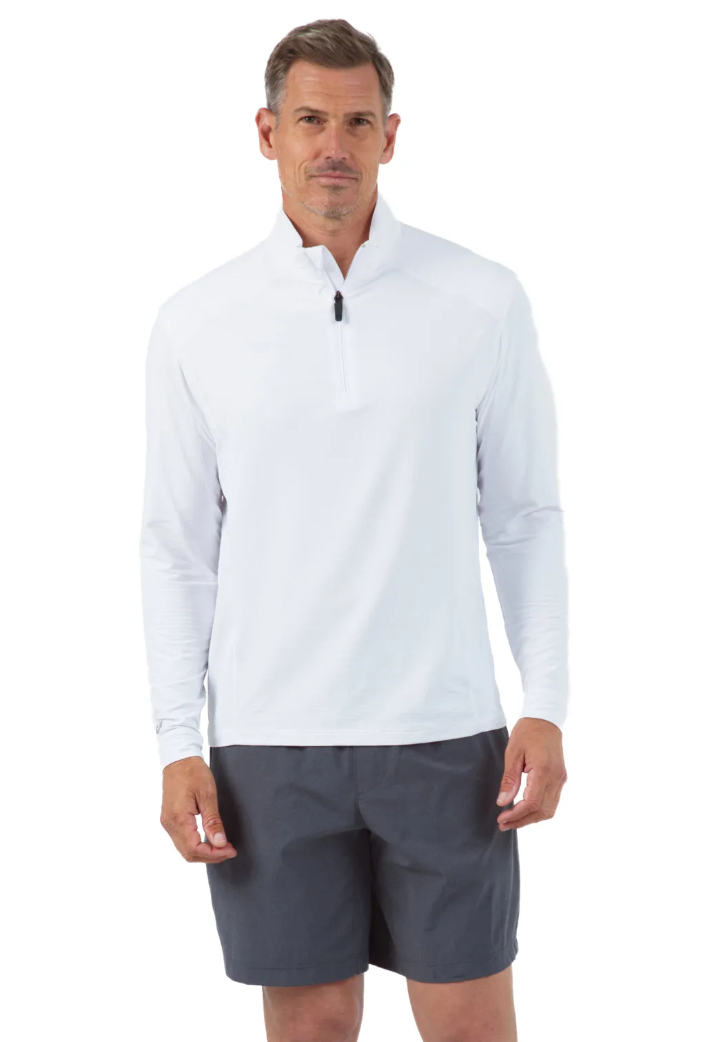 Long Sleeve Mock Neck Pullover (Modern Fit) sold by IBKUL