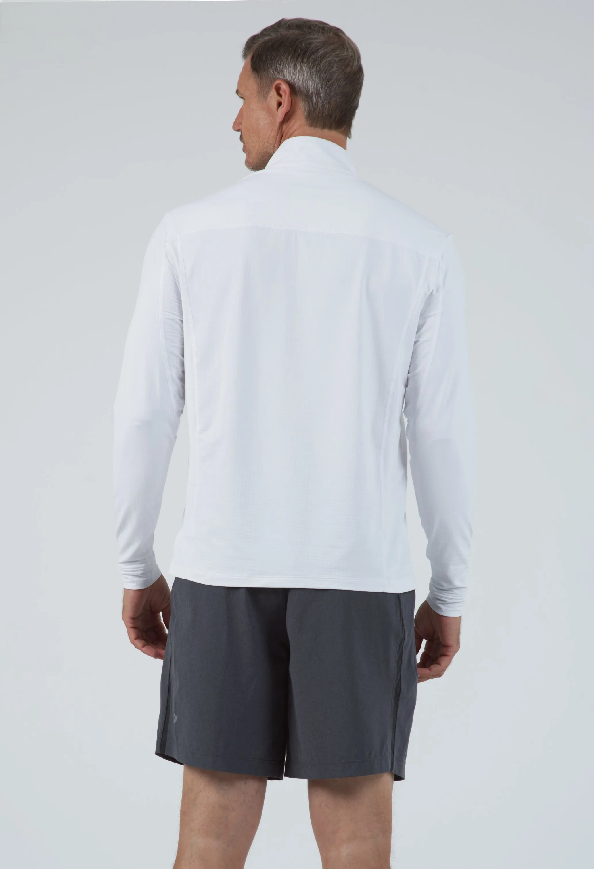 Long Sleeve Mock Neck Pullover (Modern Fit) sold by IBKUL product image thumbnail 4