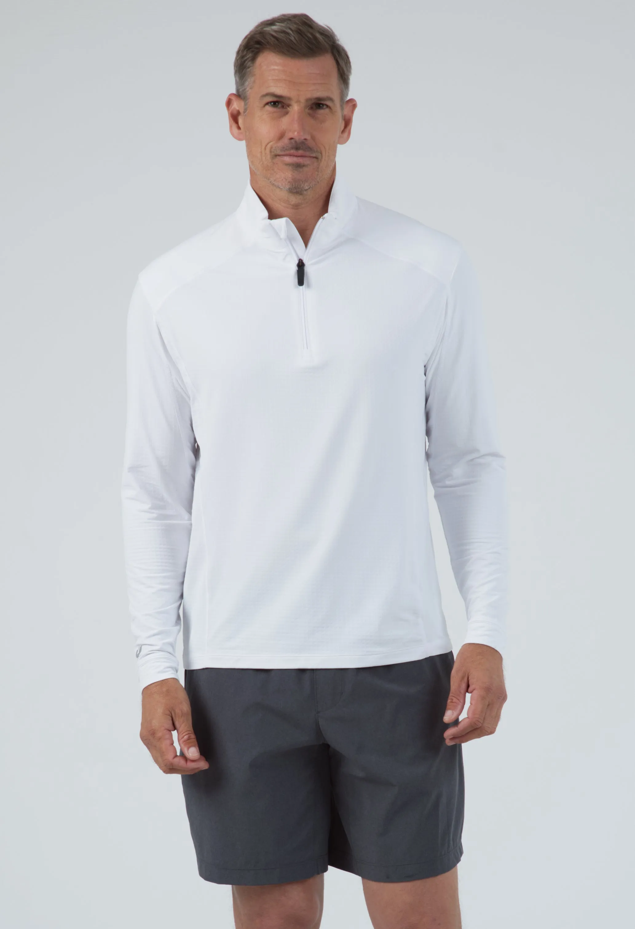 Long Sleeve Mock Neck Pullover (Modern Fit) sold by IBKUL product image thumbnail 2