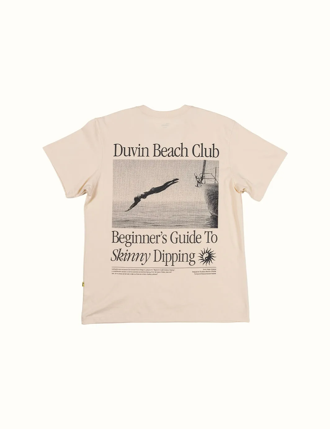 Skinny Dippin Tee Antique sold by Duvin Design