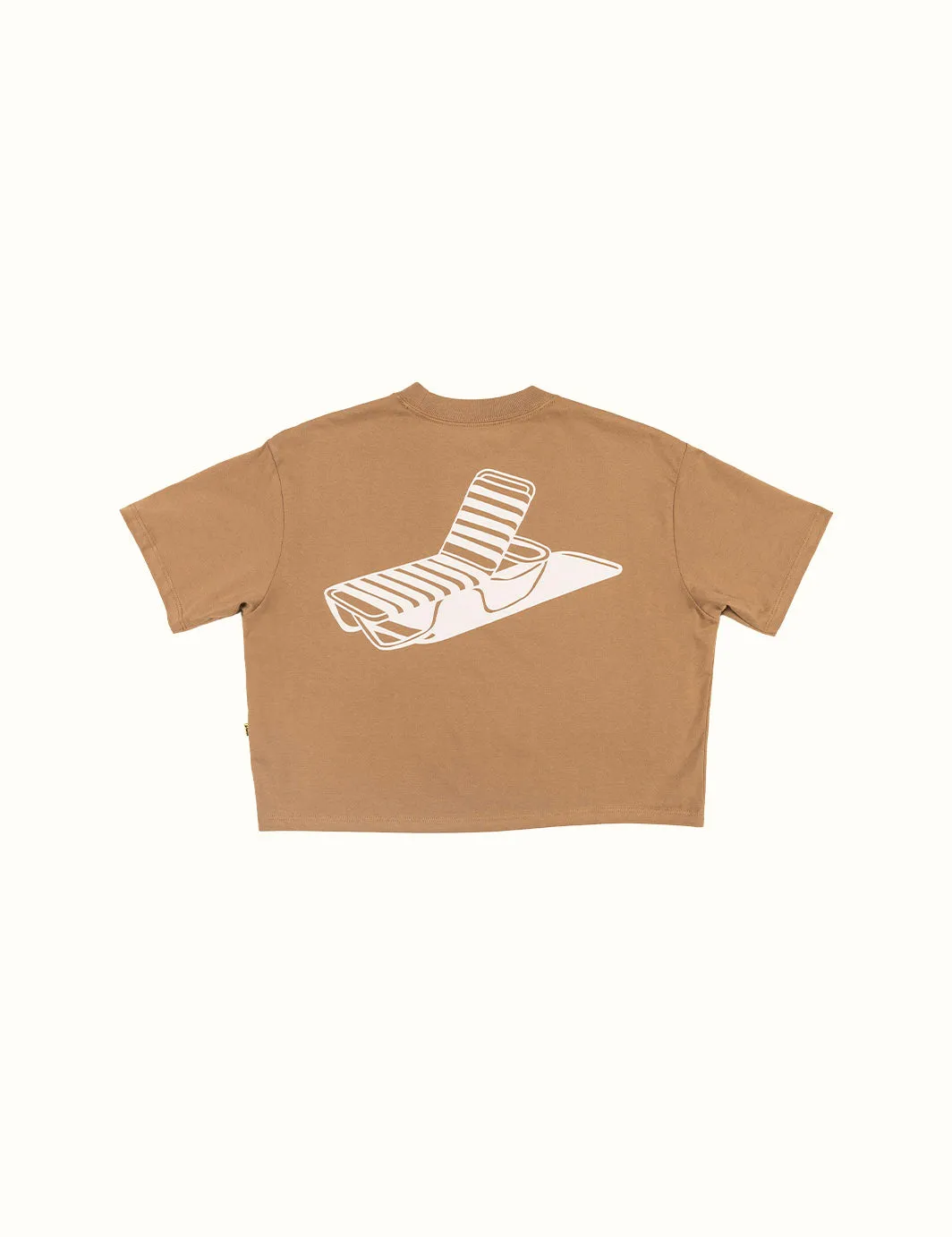 Leisure Team Crop Tee Brown sold by Duvin Design product image thumbnail 2
