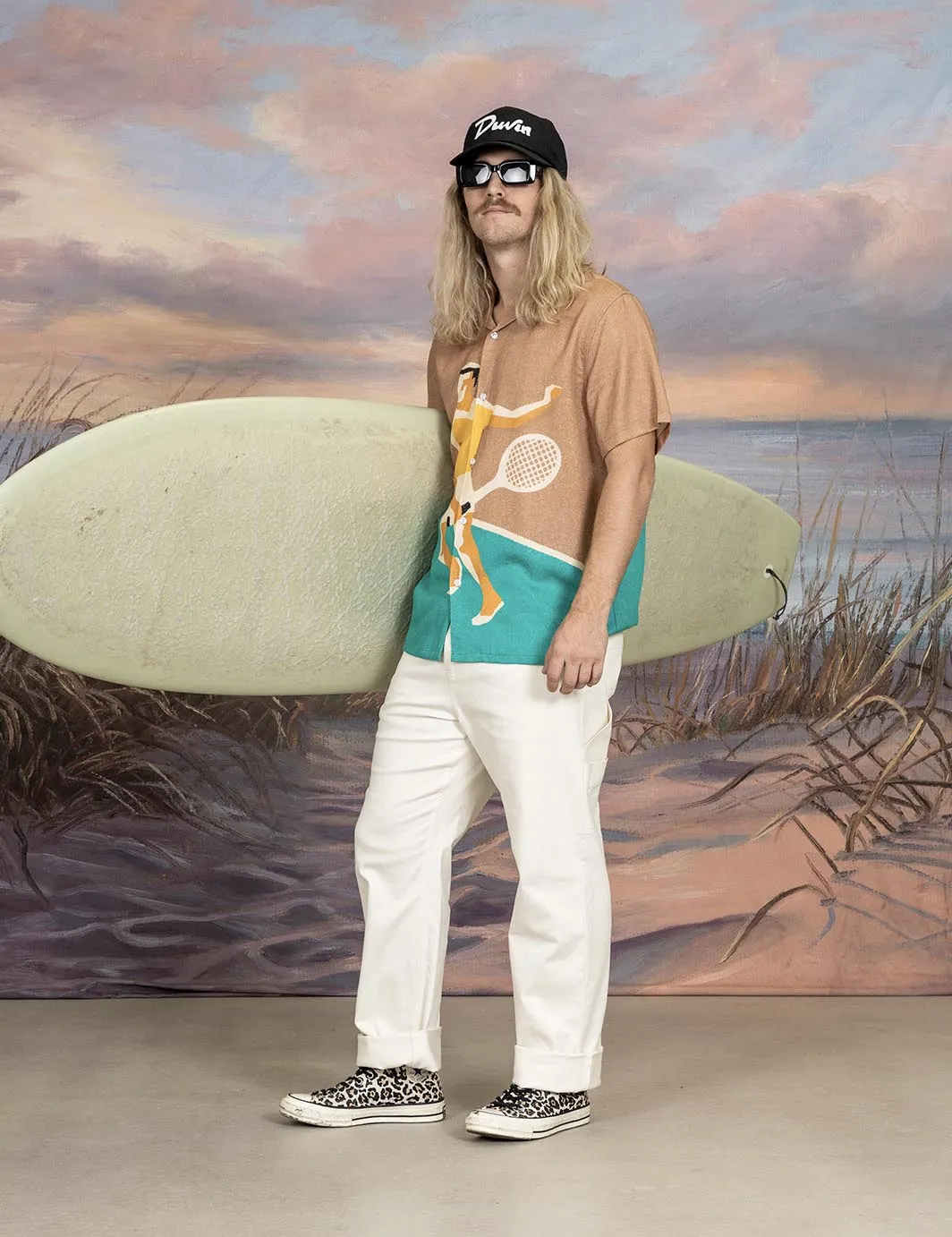 Racket Club Buttonup sold by Duvin Design product image thumbnail 2