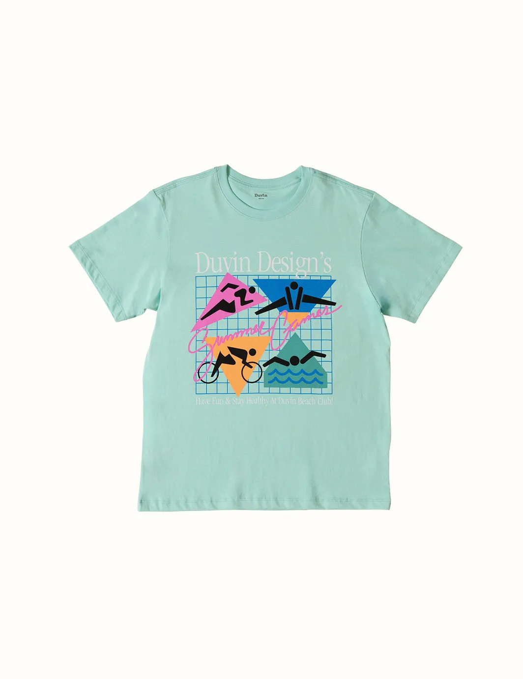 Summer Games Tee - Teal sold by Duvin Design