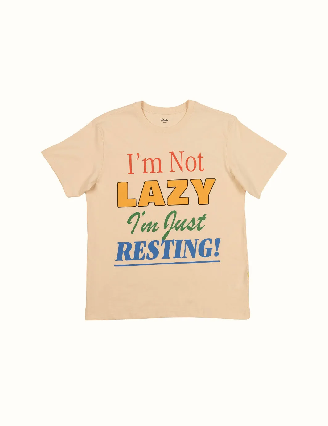 Not Lazy Tee - Antique sold by Duvin Design