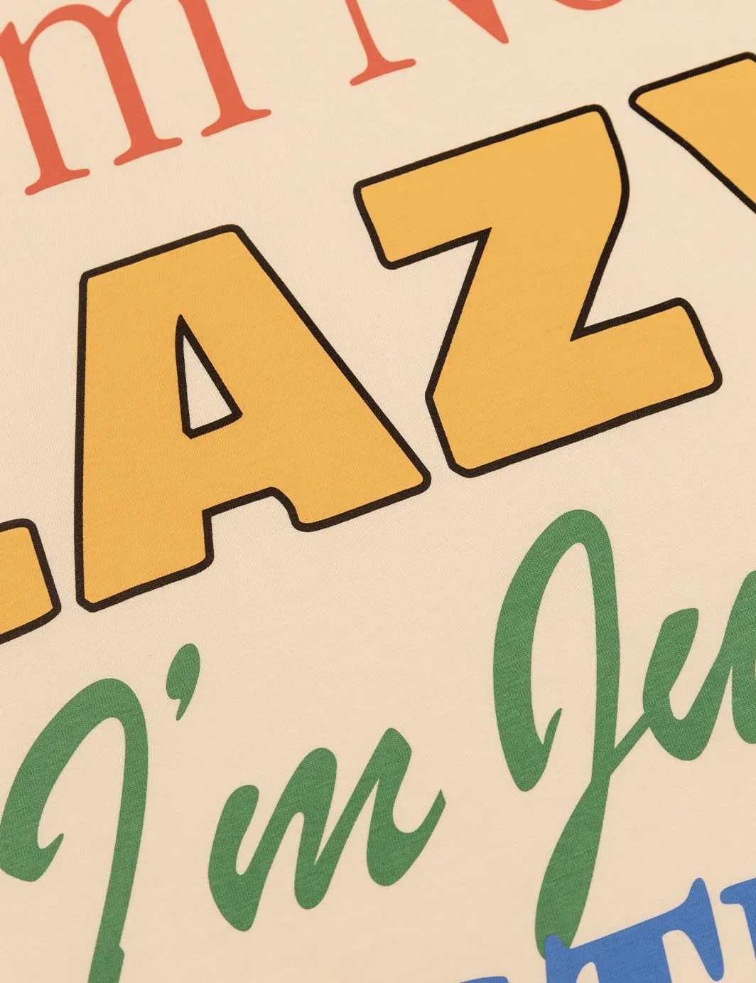 Not Lazy Tee - Antique sold by Duvin Design product image thumbnail 4