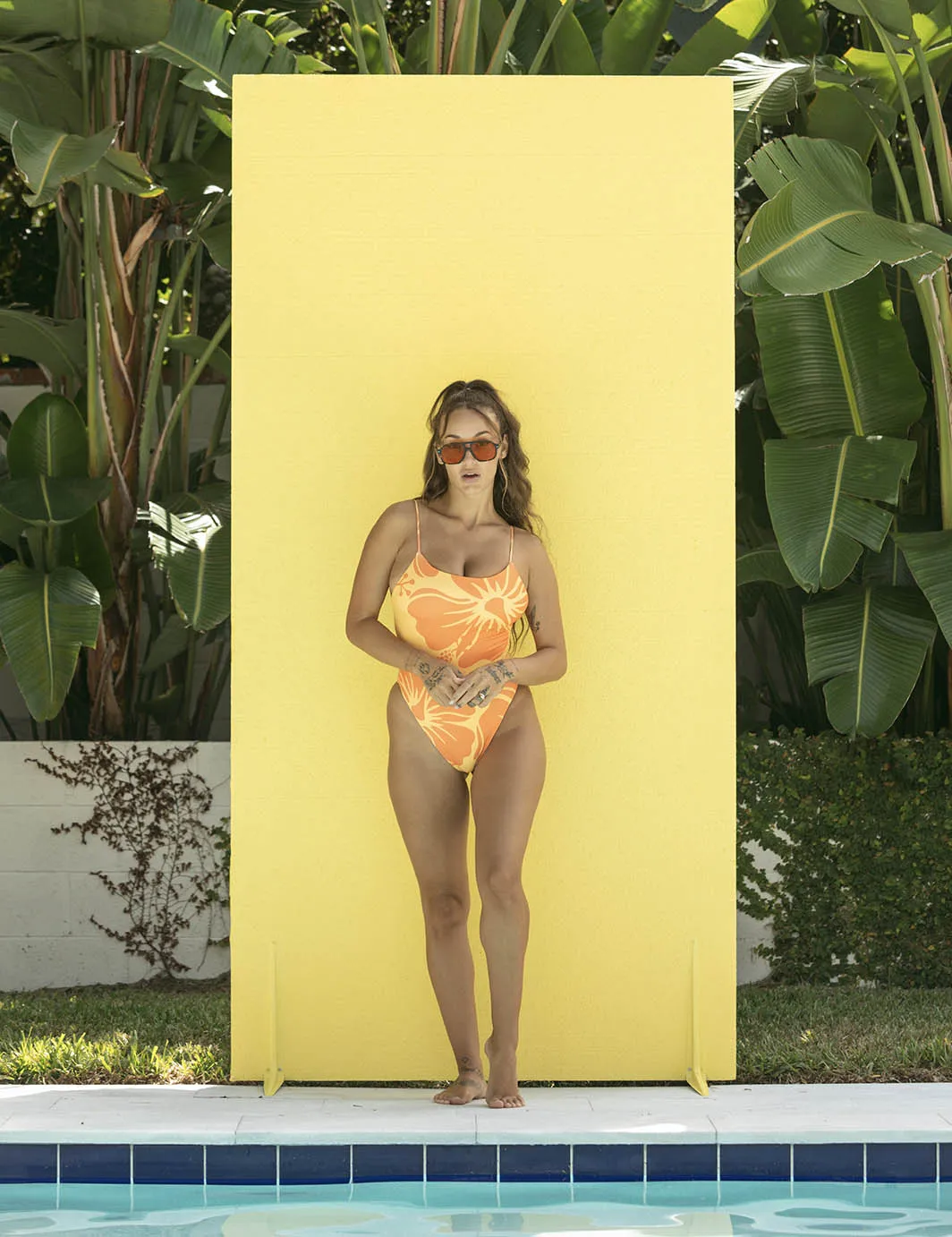 Hibiscus One Piece - Sunburnt sold by Duvin Design product image thumbnail 2