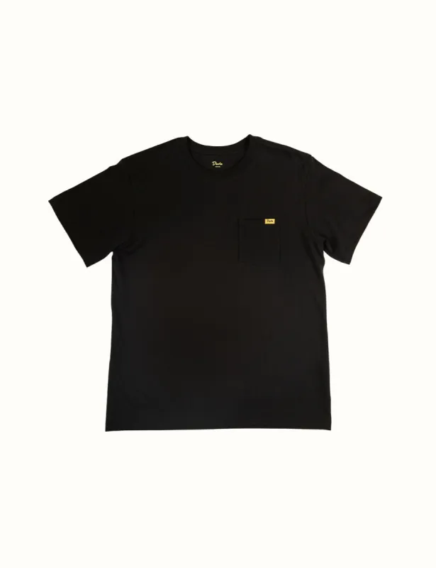 Pocket Tee Black (SP 24) sold by Duvin Design