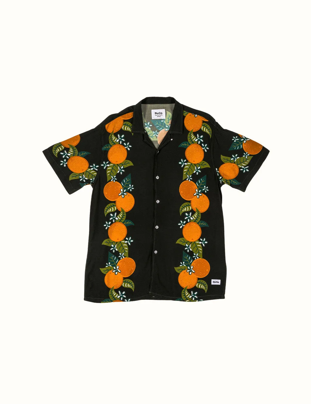 Tropical Orange Buttonup Shirt sold by Duvin Design product image thumbnail 2