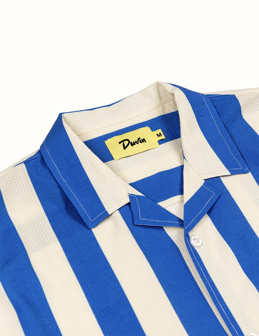 Traveler Leisure Stretch Buttonup Blue sold by Duvin Design product image thumbnail 4