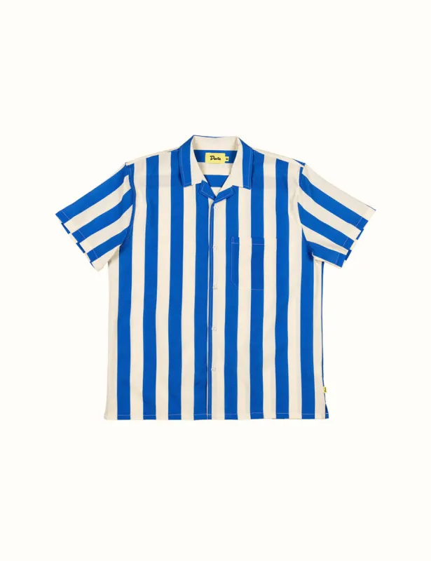 Traveler Leisure Stretch Buttonup Blue sold by Duvin Design