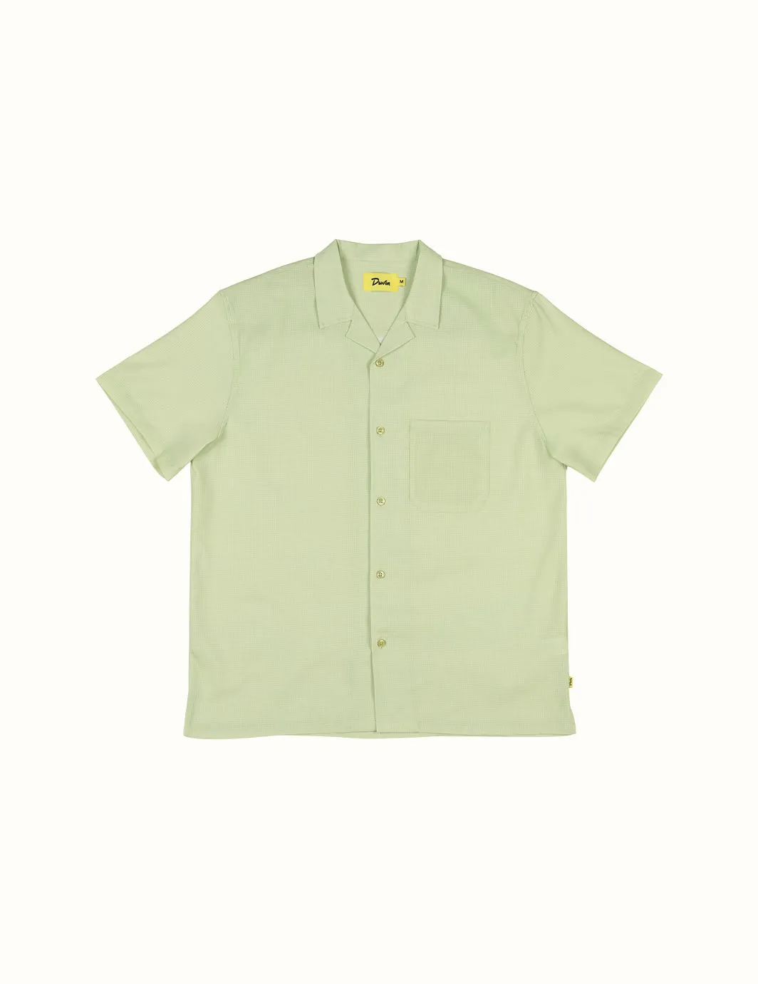 Basics Leisure Stretch Buttonup Lime sold by Duvin Design