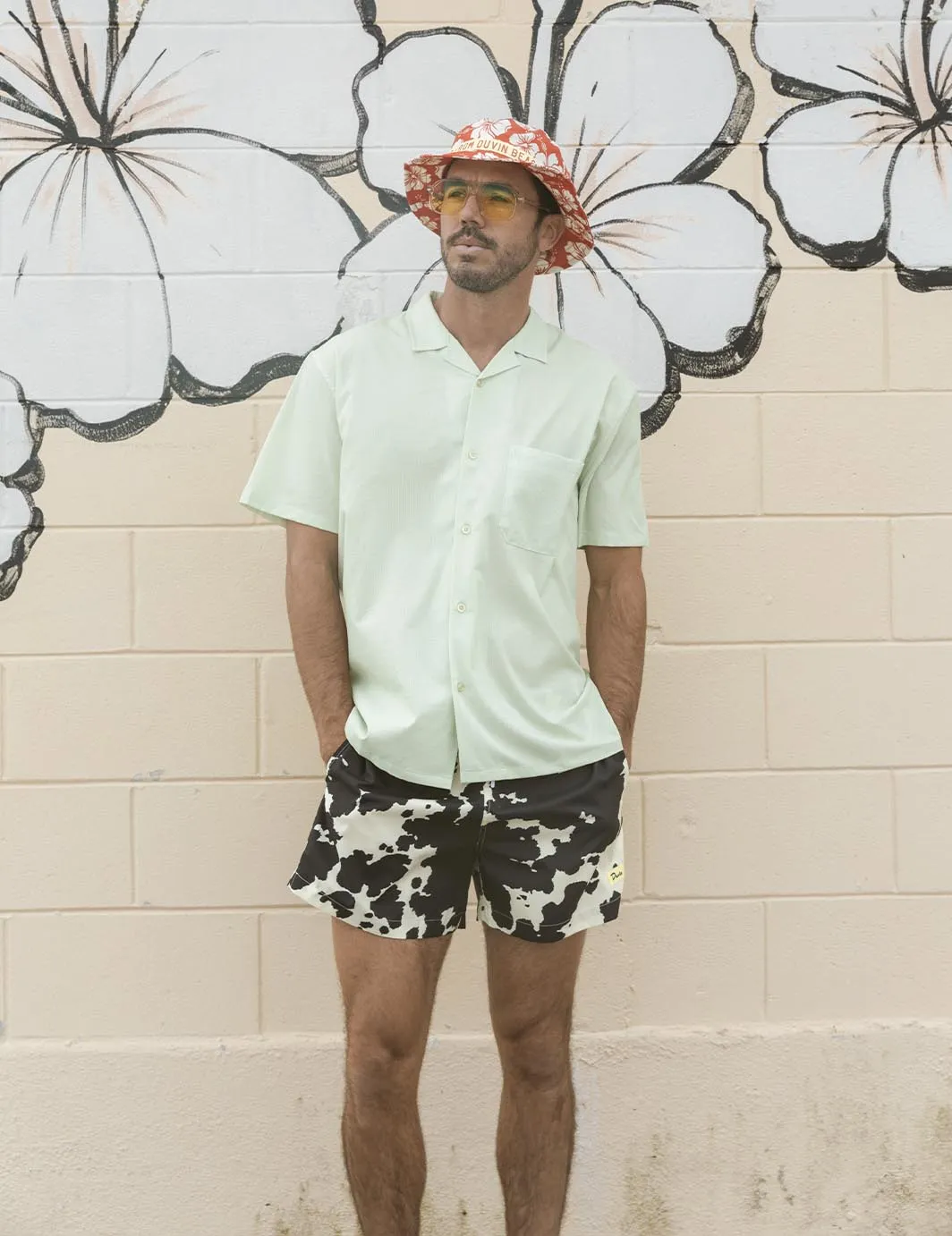 Basics Leisure Stretch Buttonup Lime sold by Duvin Design product image thumbnail 4