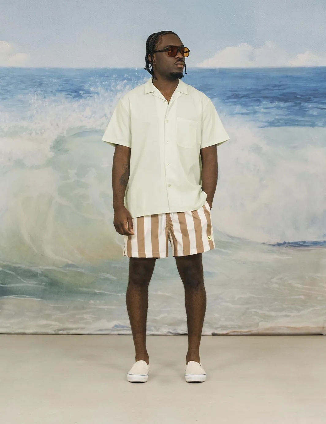 Basics Leisure Stretch Buttonup Lime sold by Duvin Design product image thumbnail 2