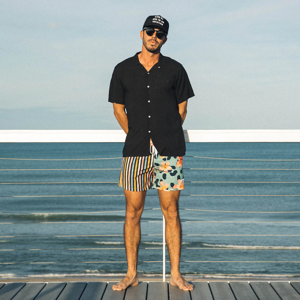 Floral Split Swim Short sold by Duvin Design product image thumbnail 3