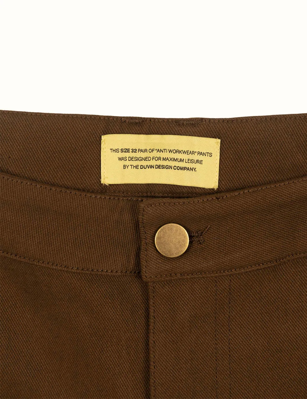 Loose Non-Workwear Pant - Chocolate sold by Duvin Design product image thumbnail 5