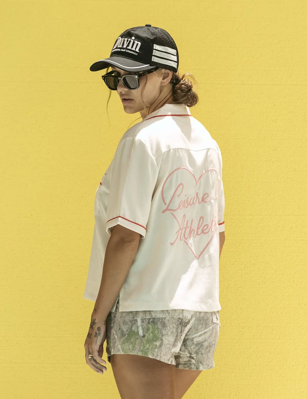 Heart Crop Buttonup sold by Duvin Design product image thumbnail 4