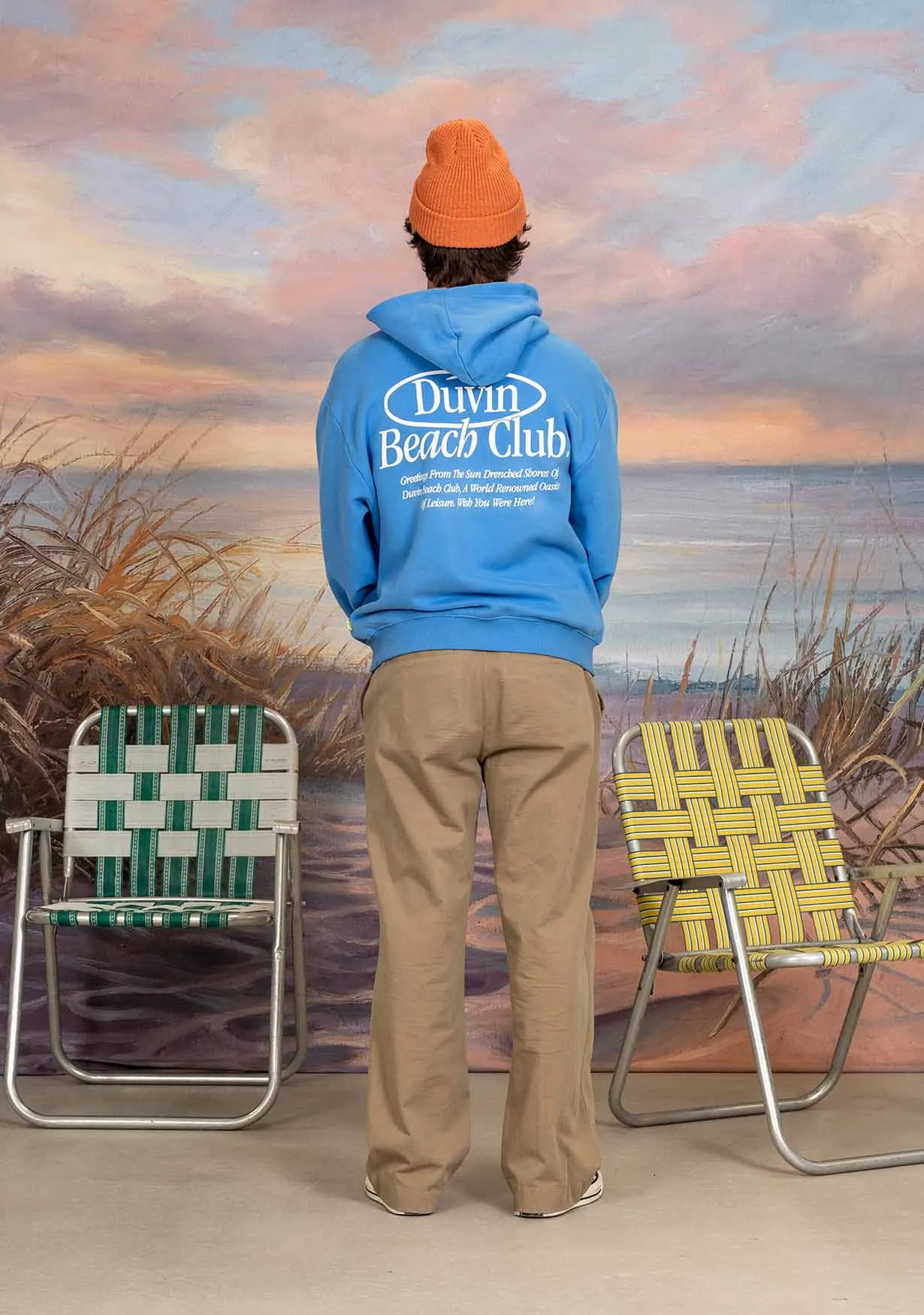 Members Only Hoodie - Blue sold by Duvin Design product image thumbnail 3