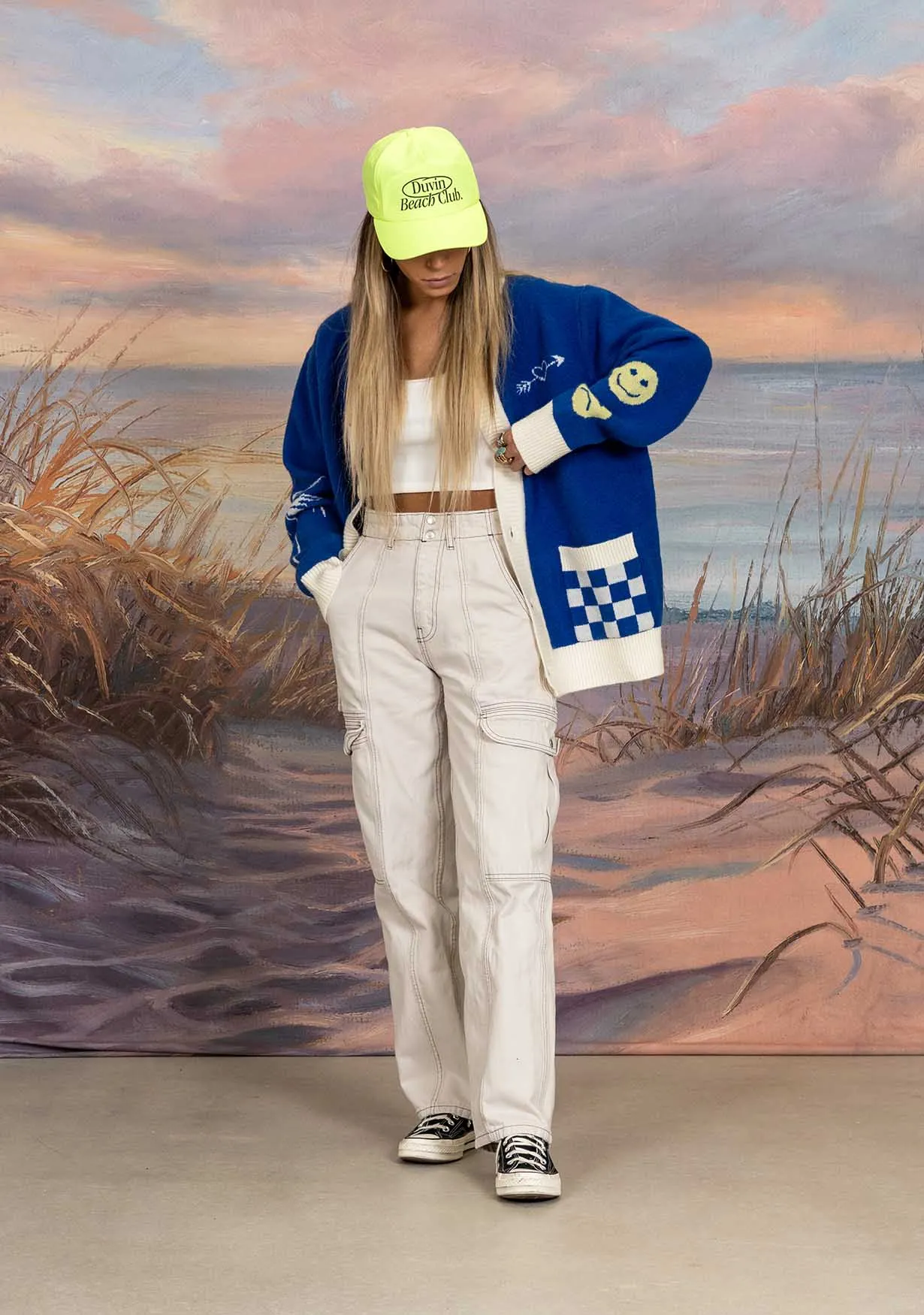 Checker Cardigan sold by Duvin Design product image thumbnail 5