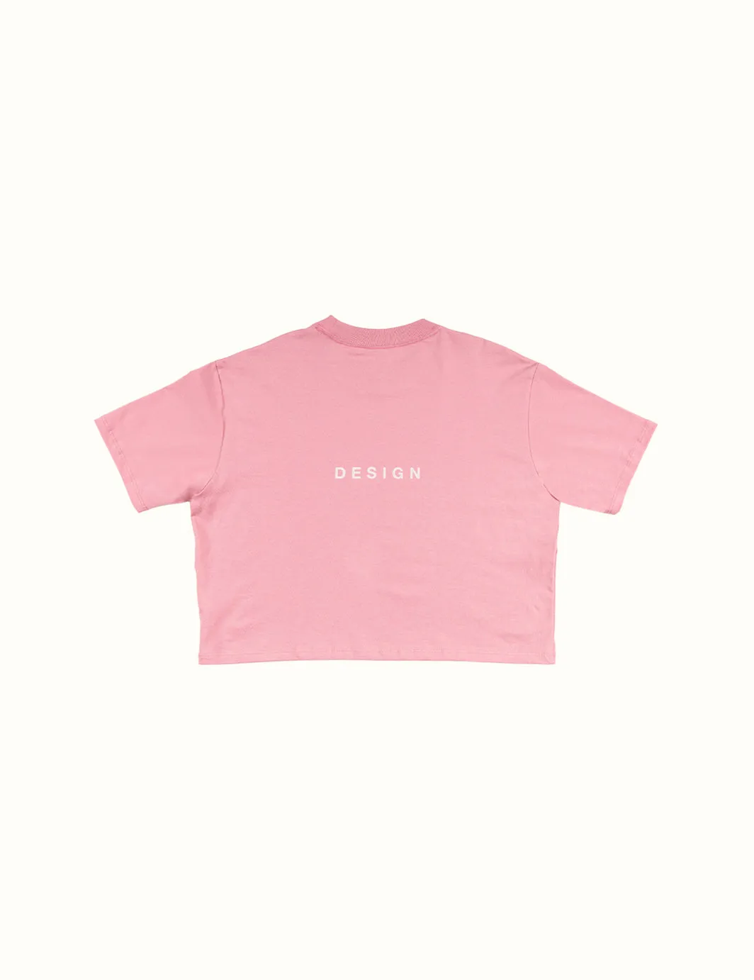 Design Crop Tee - Pink sold by Duvin Design product image thumbnail 2