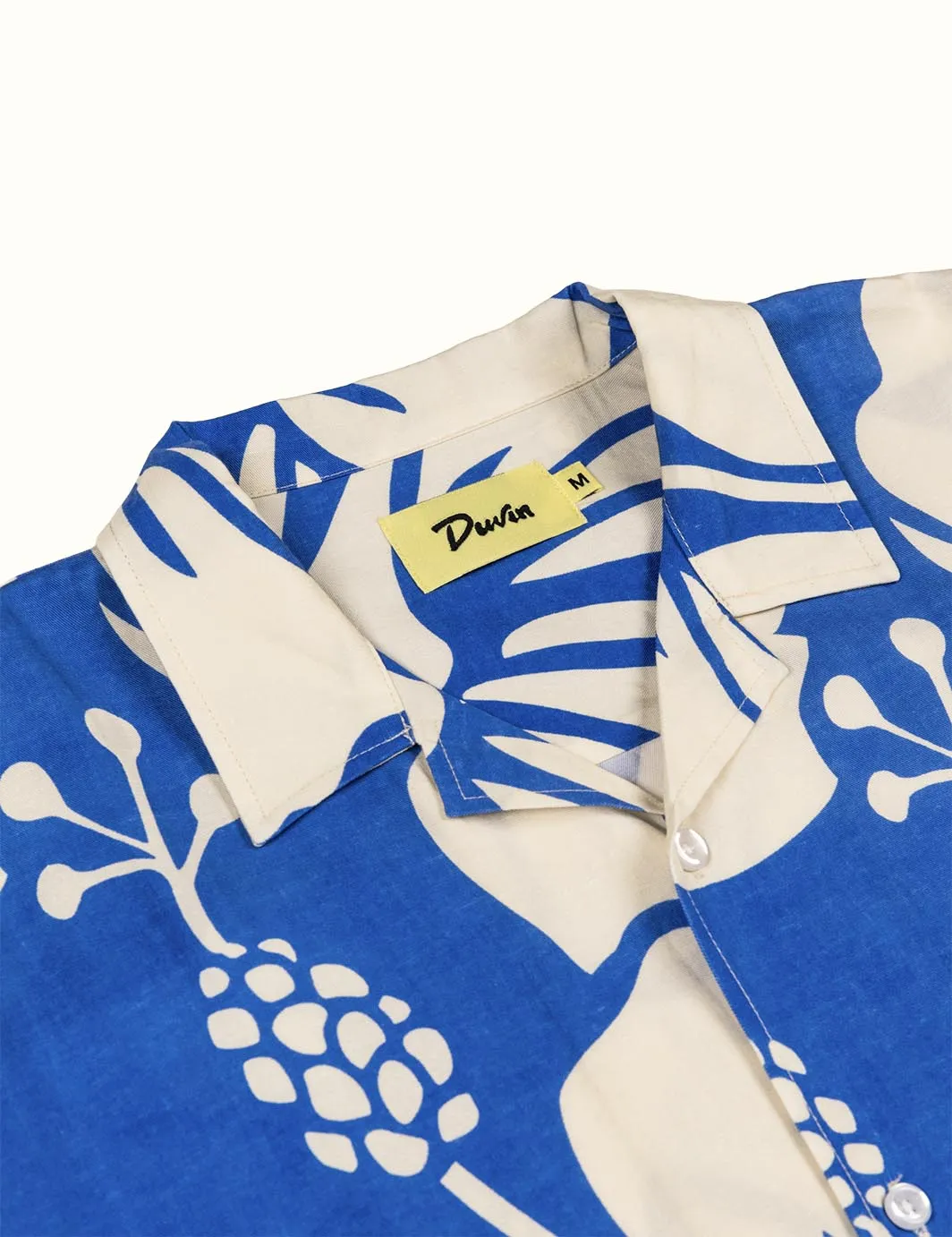 Trouble In Paradise Buttonup Blue sold by Duvin Design product image thumbnail 5