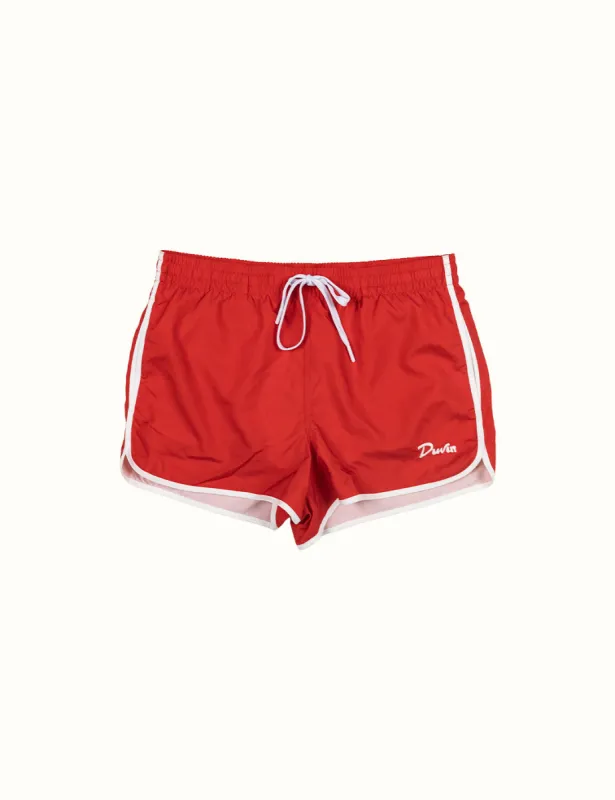 Poolside Tanning Swim - Red sold by Duvin Design