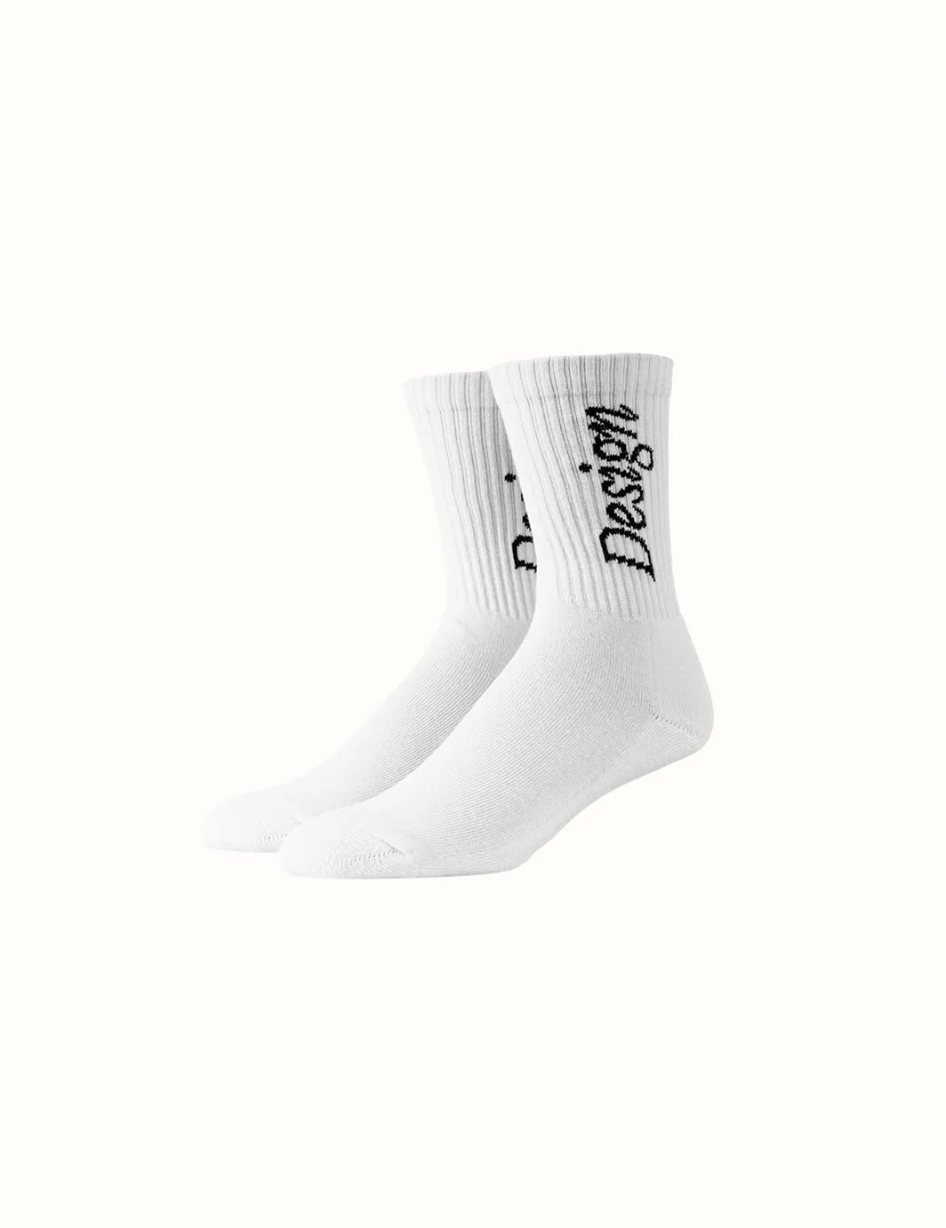 Design Sock White sold by Duvin Design