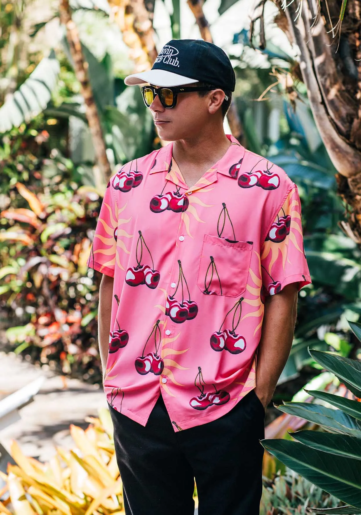 Cherry Buttonup - Lightweight Stretch sold by Duvin Design product image thumbnail 3