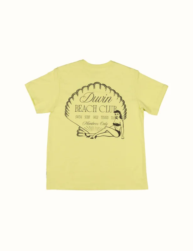 Shoreline Tee Yellow sold by Duvin Design
