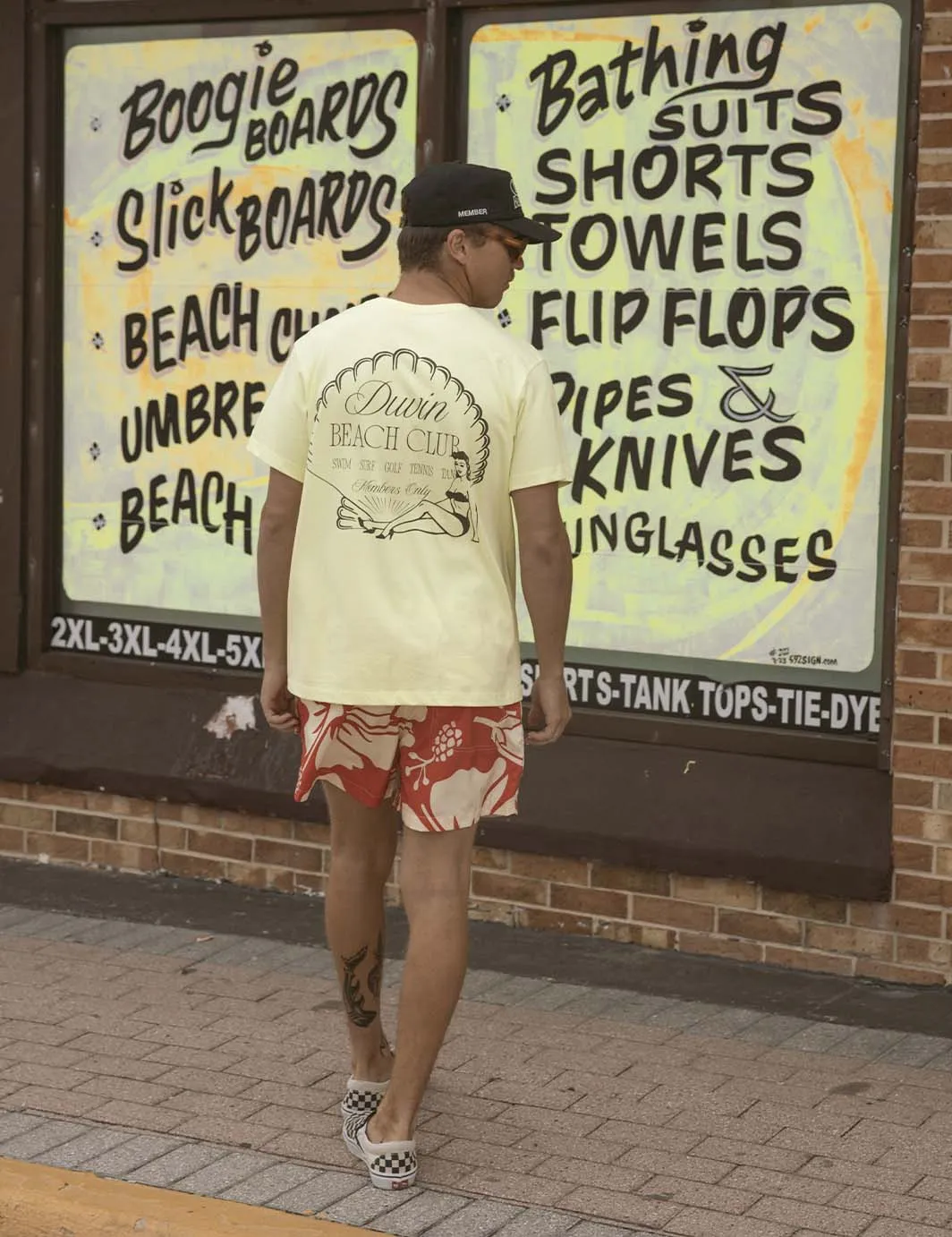 Shoreline Tee Yellow sold by Duvin Design product image thumbnail 4