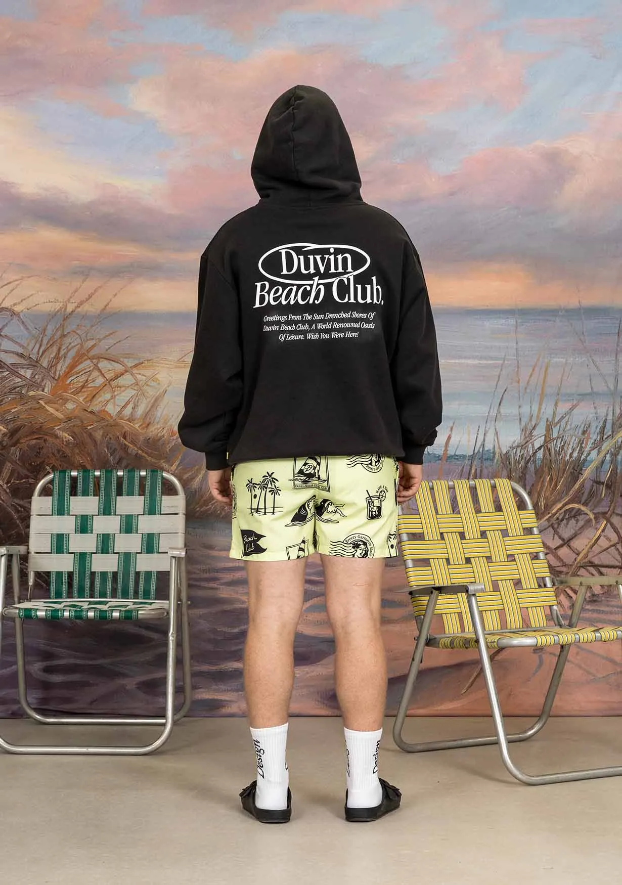 Members Only Hoodie - Black sold by Duvin Design product image thumbnail 3