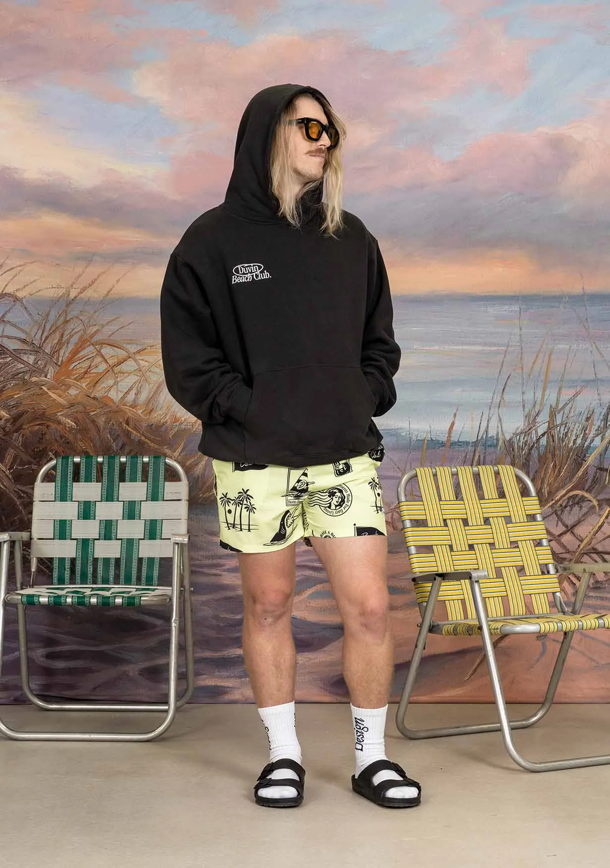 Members Only Hoodie - Black sold by Duvin Design product image thumbnail 2