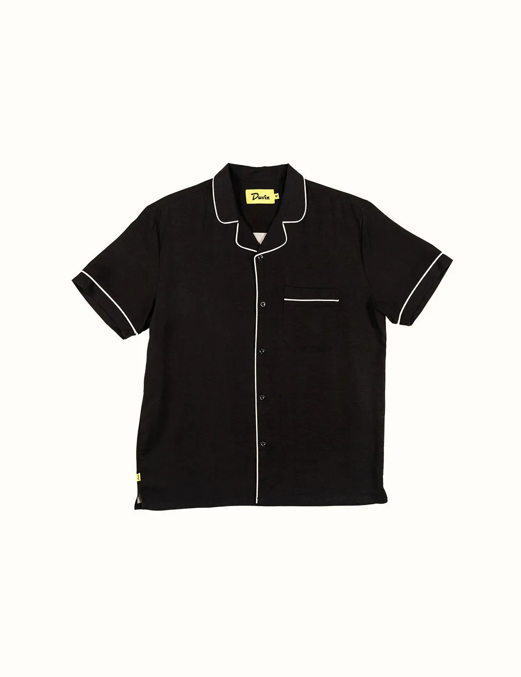 Poolside Retro Buttonup - Black sold by Duvin Design