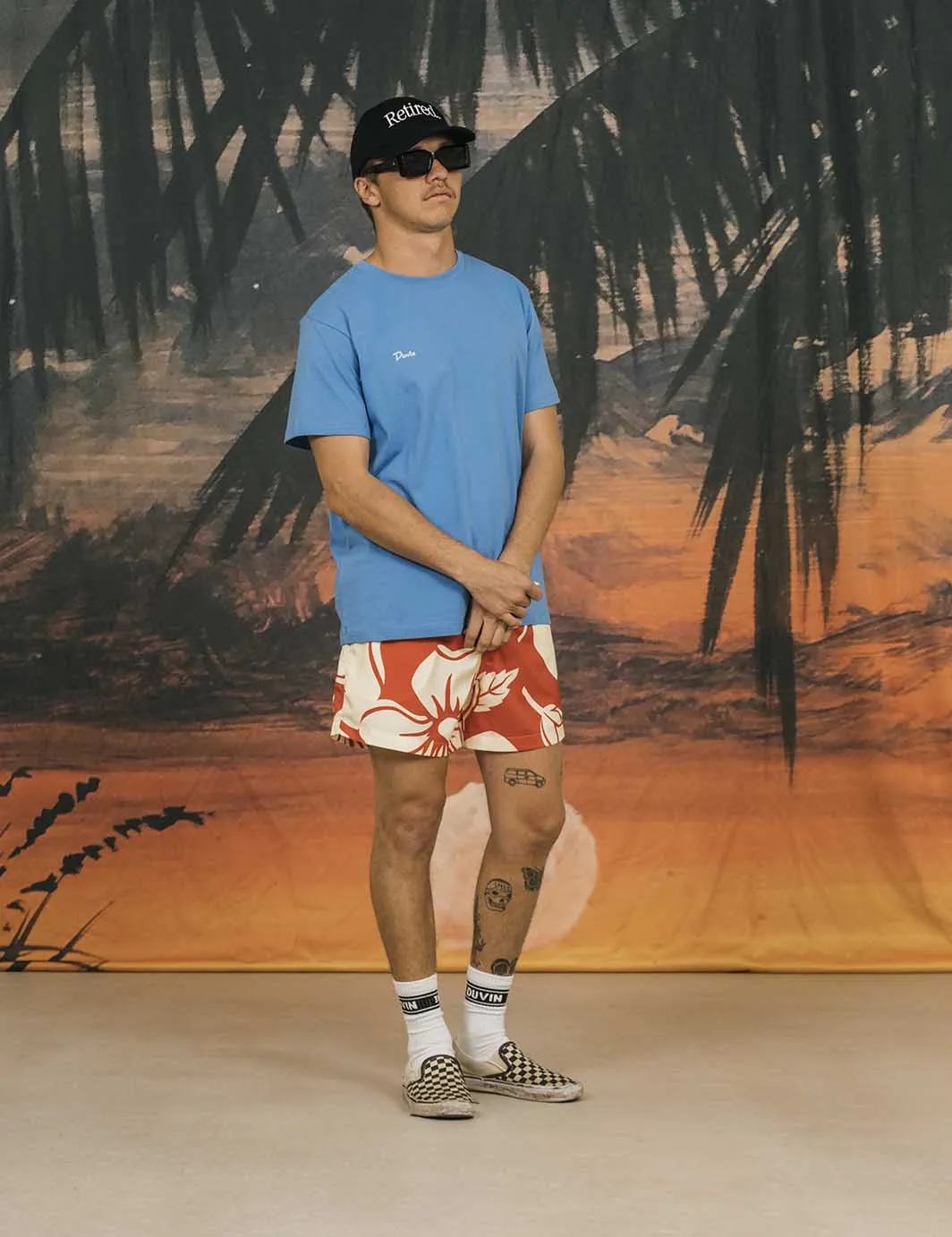 Basics Tee Blue sold by Duvin Design product image thumbnail 2