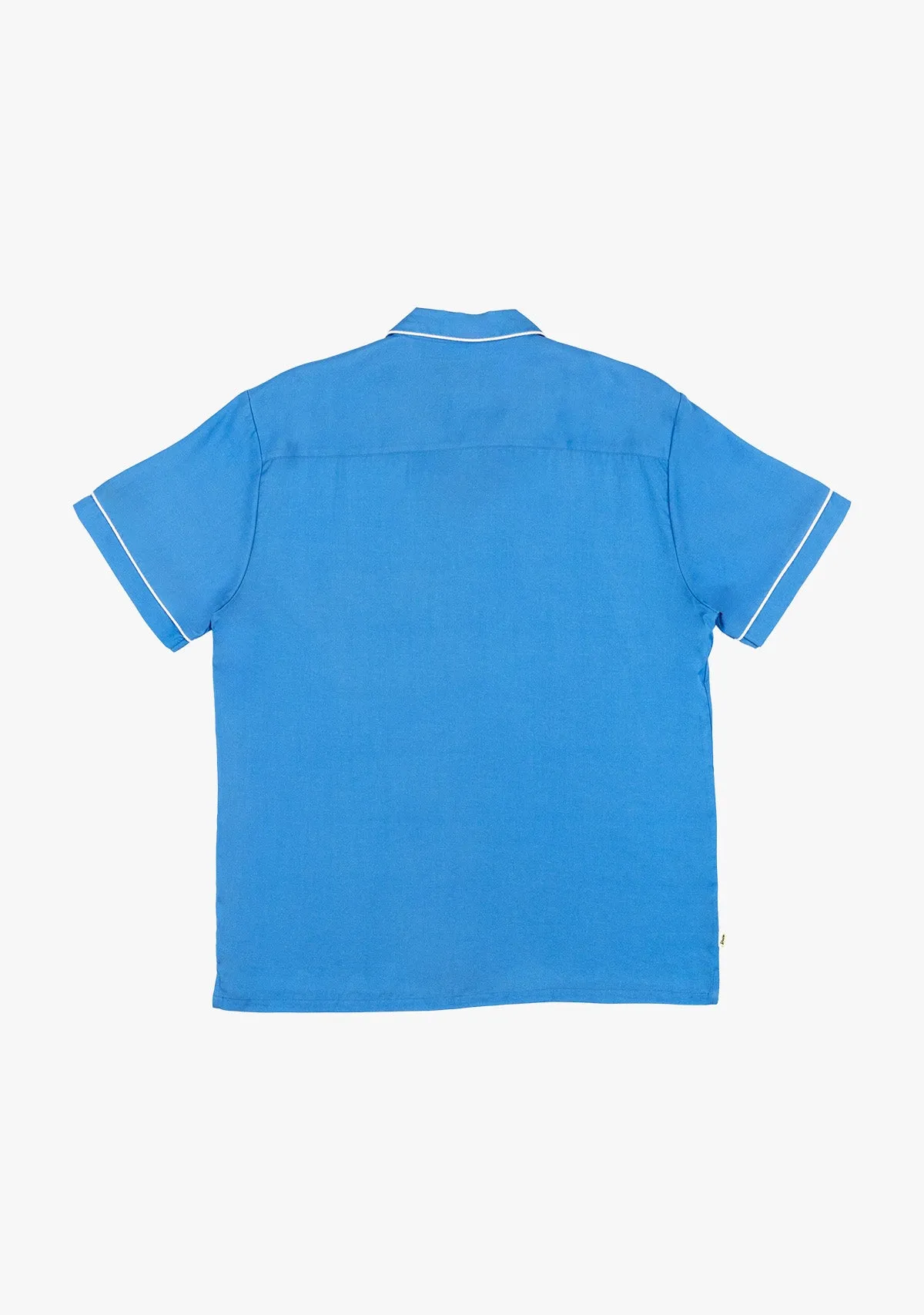 Poolside Retro Buttonup - Blue sold by Duvin Design product image thumbnail 5