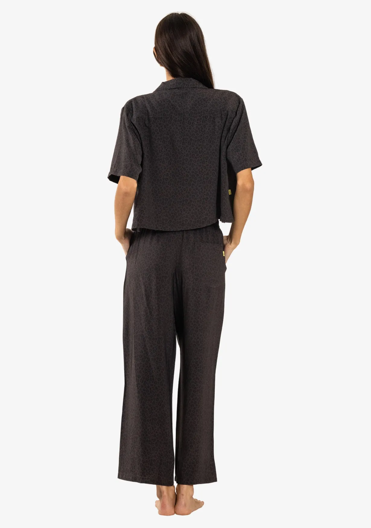 Black Leopard Pants sold by Duvin Design product image thumbnail 3