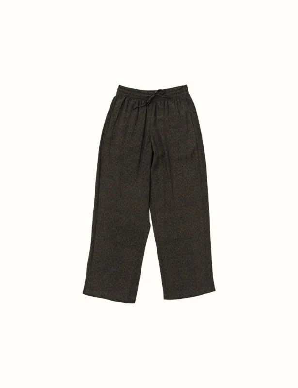 Black Leopard Pants sold by Duvin Design