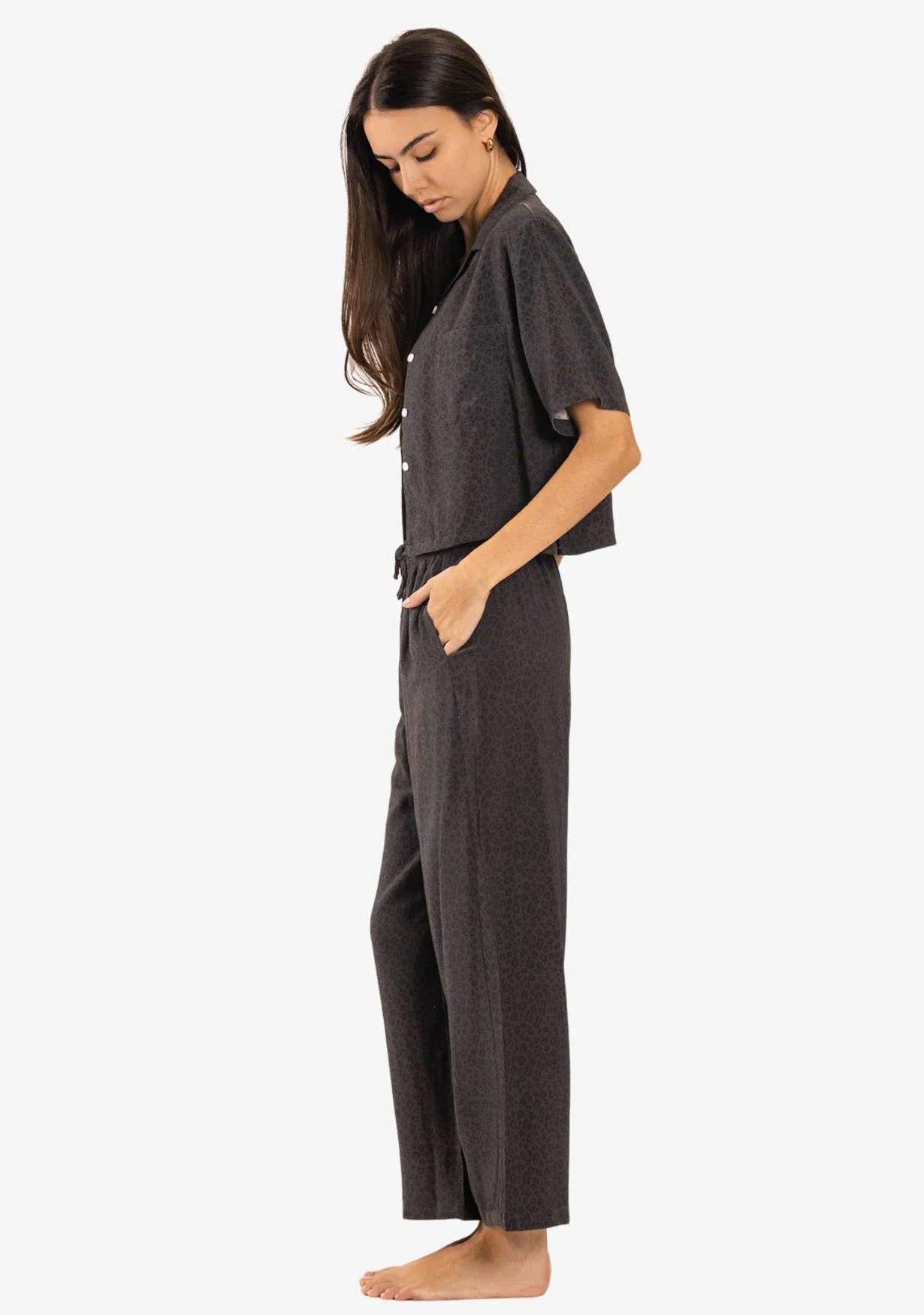 Black Leopard Pants sold by Duvin Design product image thumbnail 4