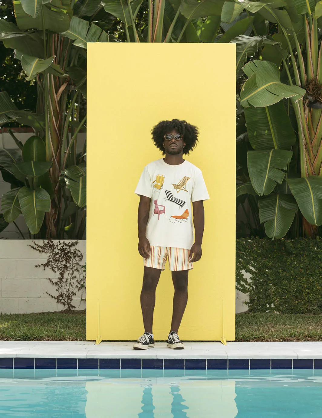 Beach Chairs Tee - Antique sold by Duvin Design product image thumbnail 3