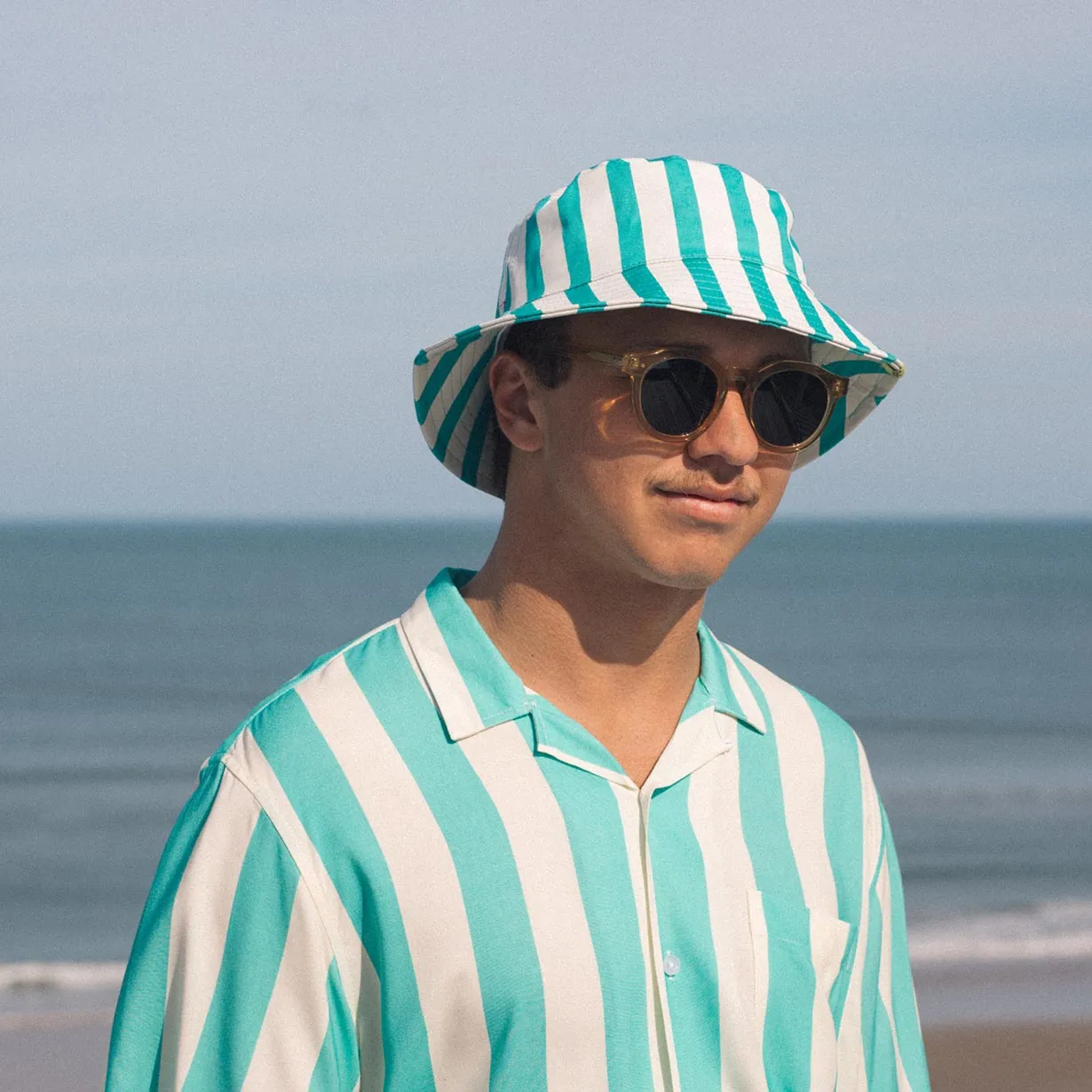 Traveler Buttonup Shirt Teal sold by Duvin Design product image thumbnail 3