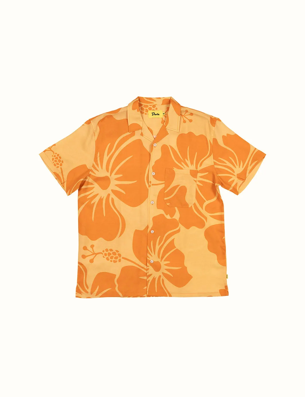 Hibiscus Buttonup - Sunburnt sold by Duvin Design