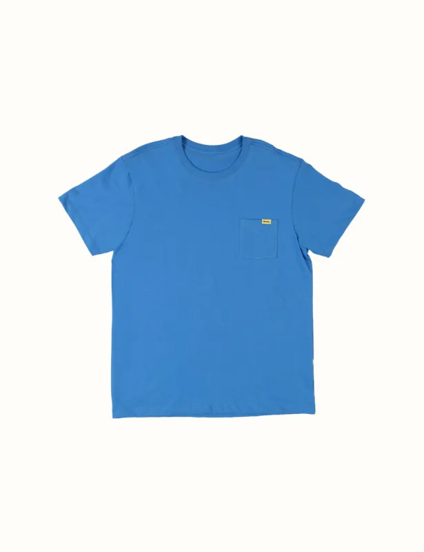 Pocket Tee Blue sold by Duvin Design