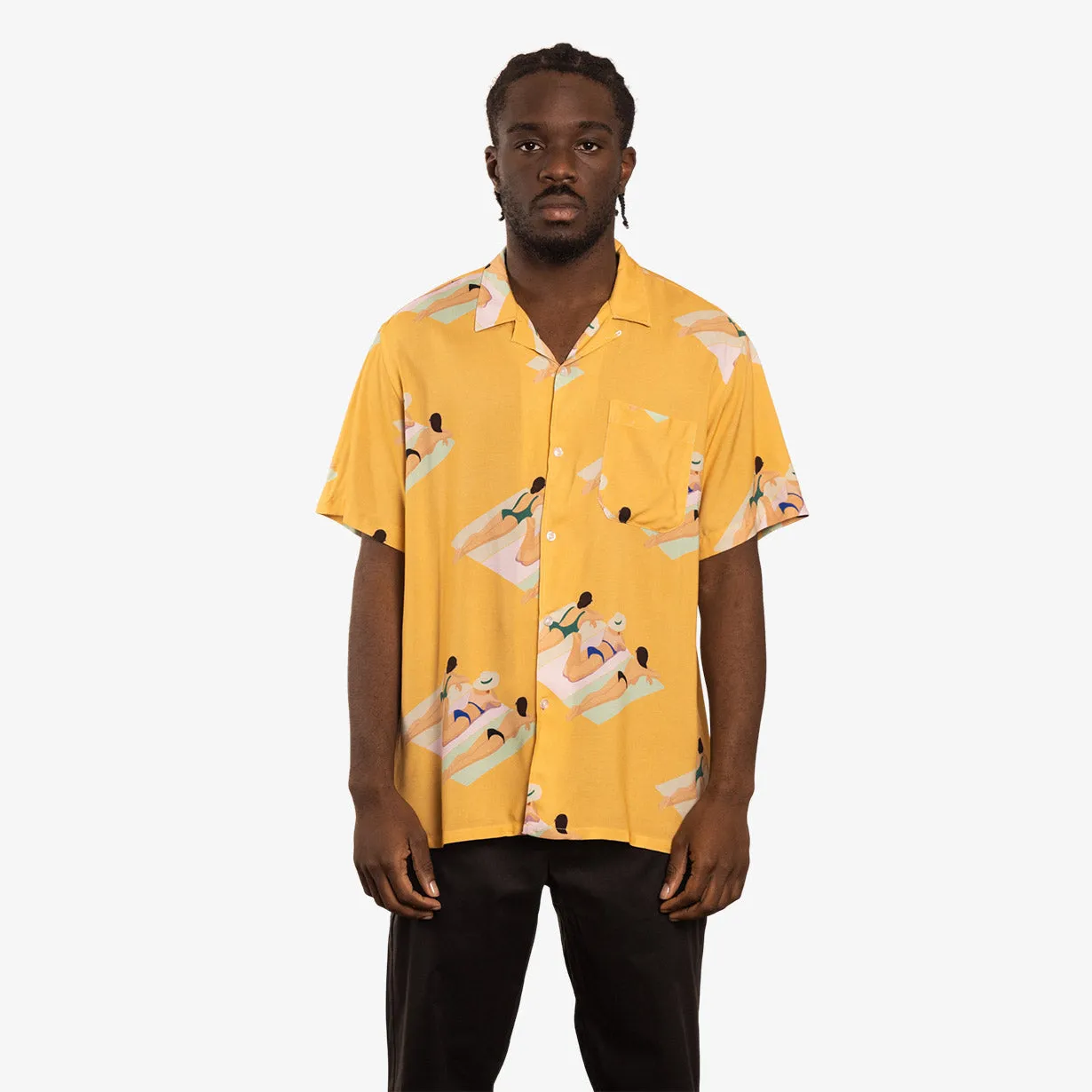 Beach Day Buttonup Shirt sold by Duvin Design product image thumbnail 3